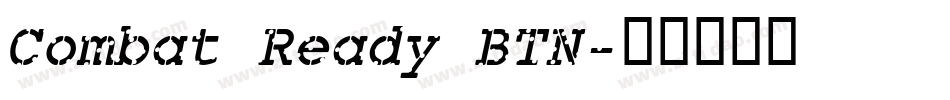 Combat Ready BTN字体转换
